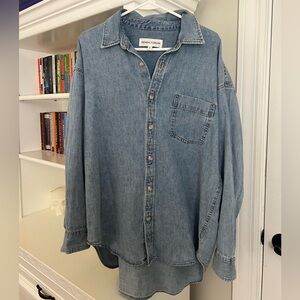Aritzia Denim Forum The '80s Comfy Denim Shirt